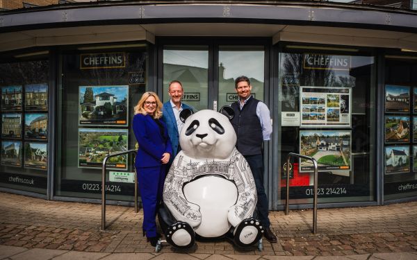 Leading hospital charity celebrates another world first – by bringing panda sculptures to Cambridge 