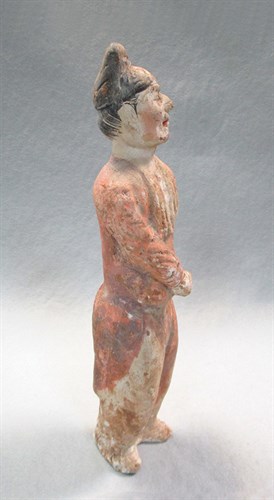 Lot 35 - A Tang dynasty terracotta man servant
