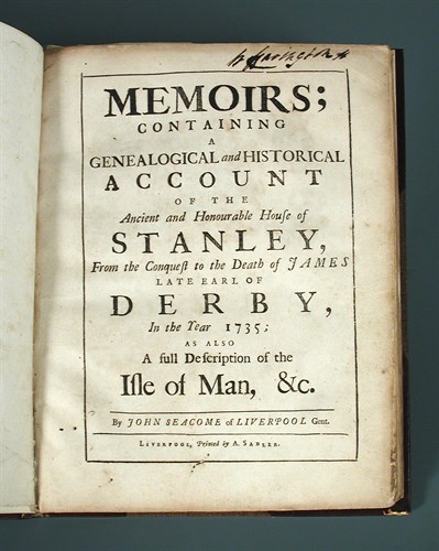 Lot 118 - SEACOME (John) Memoirs, containing a...