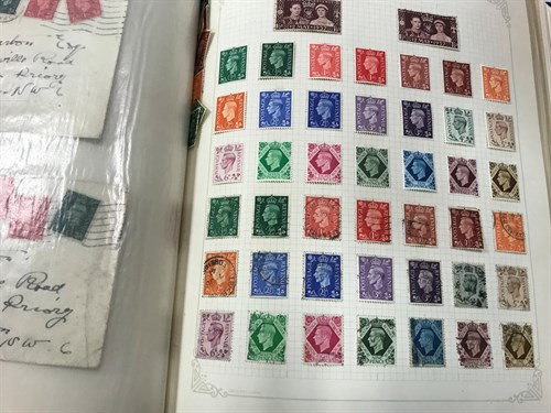 Lot 179 - A collection of stamps in two Errington Albums,...