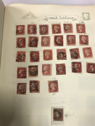 Lot 191 - A stamp collection contained in 2 cardboard...