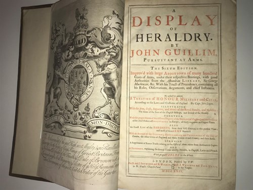 Lot 96 - GUILLIM (John) A Display of Heraldry, sixth...