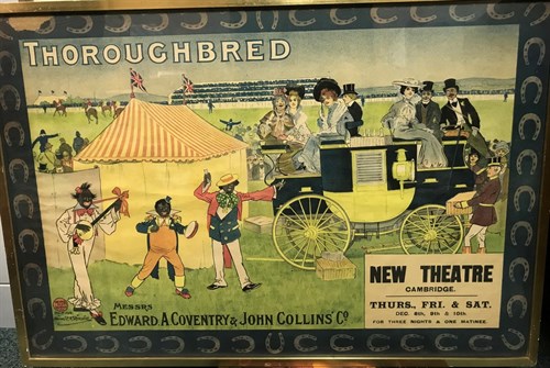 Lot 196 - An Edwardian Cambridge theatre decorative poster