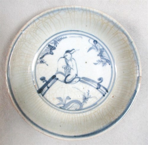 Lot 77 - Two Ming dynasty dishes with figures