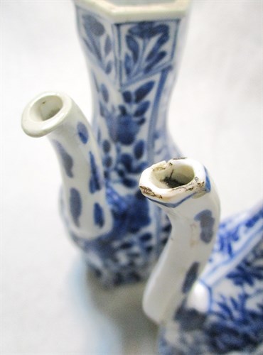 Lot 172 - Two Kangxi baluster ewers