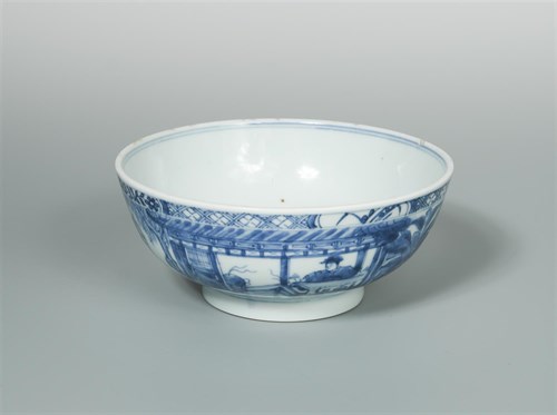 Lot 212 - A Kangxi bowl with ladies
