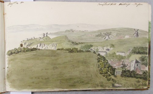 Lot 232 - PARRY (Harriet) an album dated 1814 of...