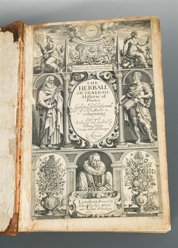 Lot 92 - GERARD (John) The Herball or Generall Historie...