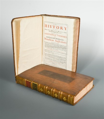 Lot 85 - DUGDALE (William) Monasticon Anglicanum, 1718...