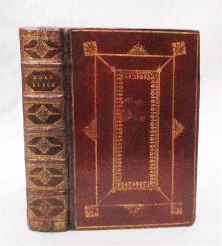 Lot 68 - BIBLE, Edinburgh: James Watson 1722, 8vo,...