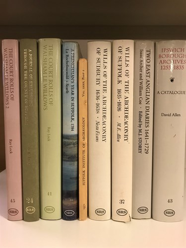 Lot 268 - Suffolk Records Society series, vols. I, 3 to...