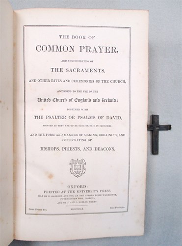 Lot 141 - Binding. Book of Common Prayer, Oxford 1851,...