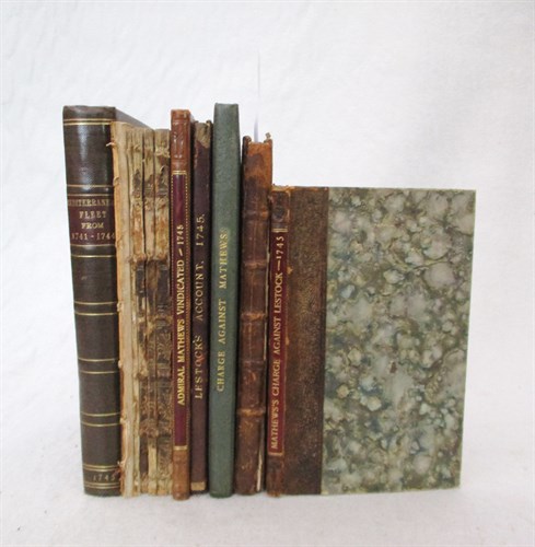 Lot 262 - Naval history - Admirals LESTOCK and MATTHEWS....