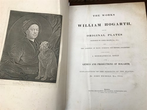 Lot 402 - NICHOLS (John) The Works of William Hogarth,...