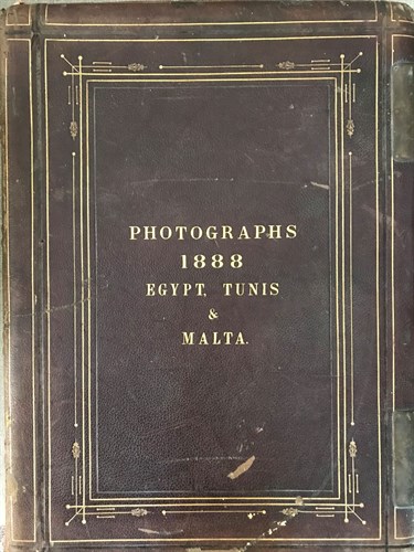 Lot 233 - Photograph album, Egypt, Tunis and Malta...
