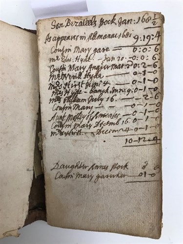 Lot 217 - GOLDSMITH (John) Almanack for 1682, 16mo,...