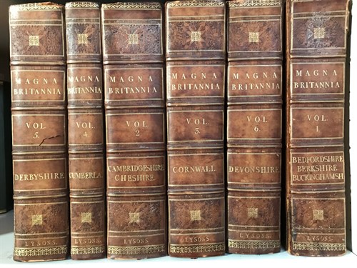 Lot 456 - LYSONS (Rev. D & S) Magna Britannia, 6 vols.,...