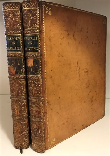 Lot 409 - WALPOLE (Horace) Anecdotes of Painting in...
