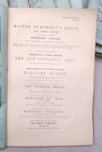 Lot 324 - DICKENS (Charles) Master Humphrey's Clock,...