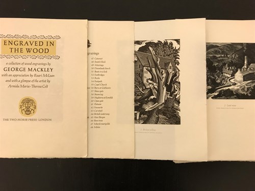 Lot 297 - MACKLEY (George) Engraved in the Wood, London:...