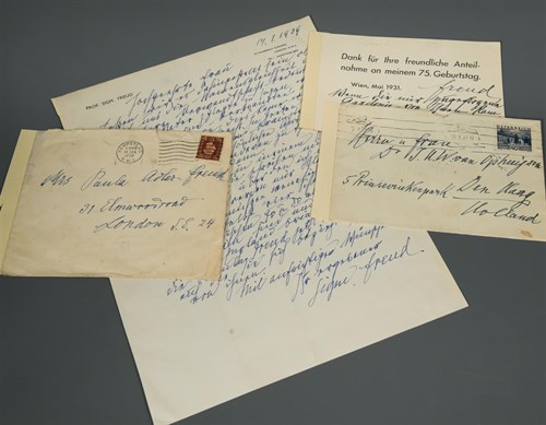 Lot 214 - FREUD (Dr Sigmund). Autograph letter signed,...