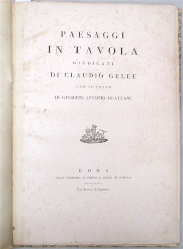 Lot 393 - GELEE (Claude) [LORRAINE (Claude)] Paesaggi in...