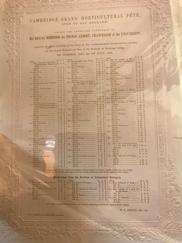 Lot 201 - Cambridge Grand Horticultural Fete 1847. Two...