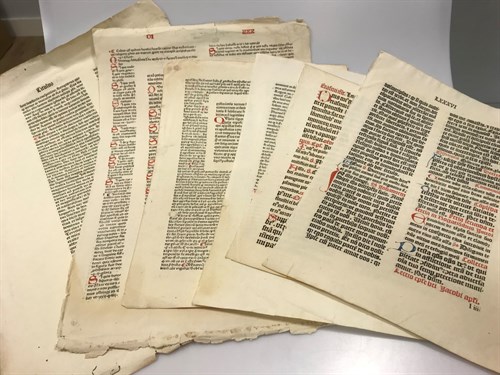 Lot 188 - A group of six various incunabula printed...