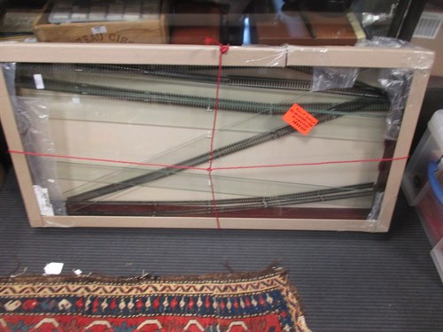Lot 213 - Railway locomotives & display case