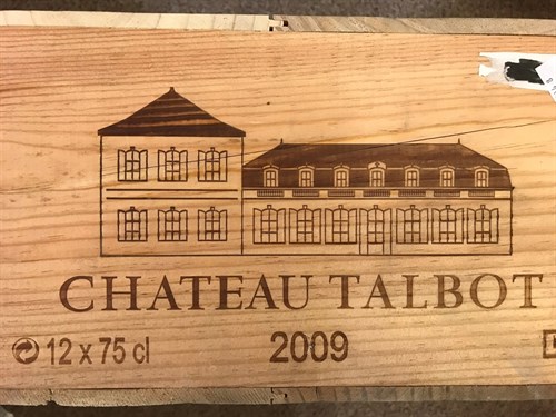 Lot 175 - Chateau Talbot, St Julien 4eme Cru 2009, 12...