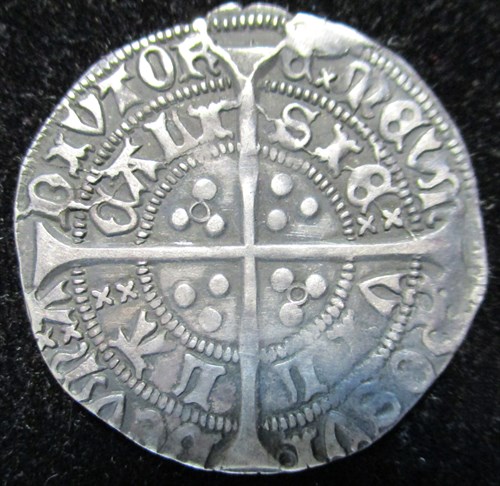 Lot 245 - Edward III groat, Calais mint, together with...