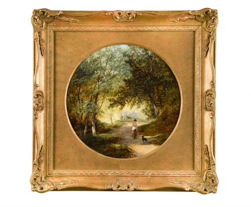 Lot 186 - Thomas Creswick, RA (British, 1811-1869)