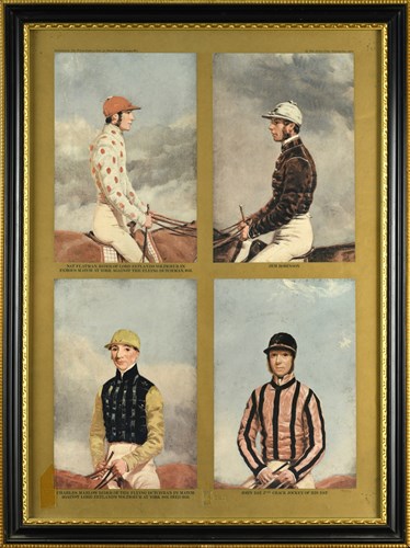 Lot 449 - Famous Jockeys, a limited edition colour print...