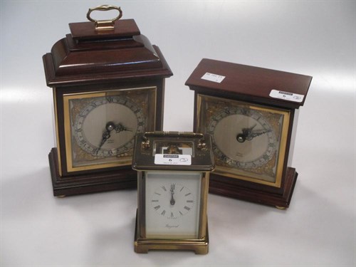 Lot 6 - Two mantel clocks by Elliott and a modern...