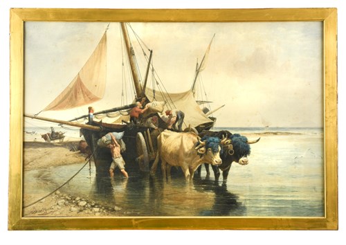 Lot 121 - Richard Beavis (British, 1824-1896)