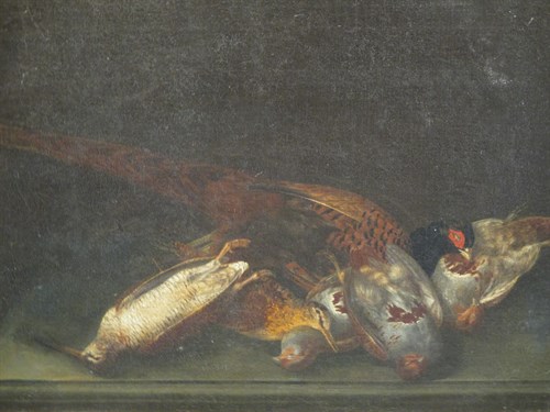 Lot 327 - English School, early 19th Century, Still life...