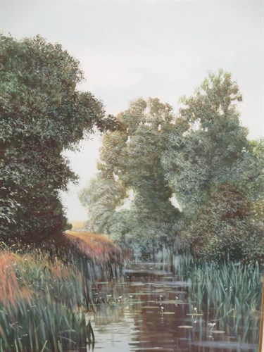 Lot 388 - Richard H Bolton (b. 1950), Backwaters of the...