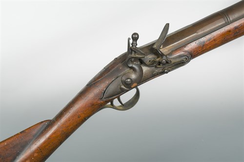 Lot 348 - An 18th century brass barrelled flintlock blunderbuss