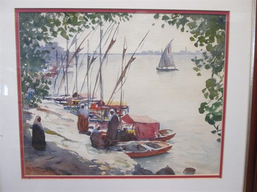 Lot 510 - John Lavalle, AWA (American, 1896-1971), Cairo,...