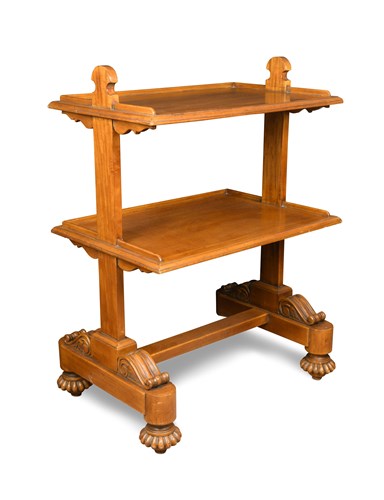 Lot 688 - A William IV mahogany dumb waiter