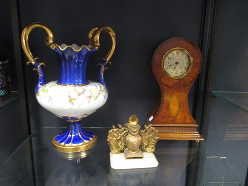 Lot 153 - A Copeland and Garret twin handled porcelain...