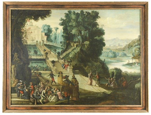 Lot 159 - Circle of Louis de Caullery (Flemish, 1555-1622)