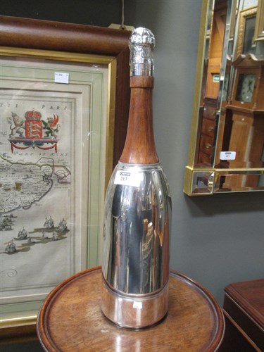 Lot 213 - Champagne bottle shaker