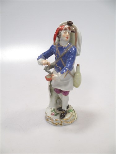 Lot 103 - A Meissen figure, the lemonade seller