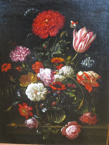Lot 322 - Dutch School - 20th century, still life,...