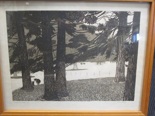 Lot 25 - June Berry (British, b.1924) 'Forest Meadow',...