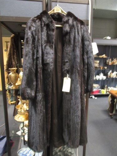 Lot 168 - A mid-20th century dark brown ladies ladies...