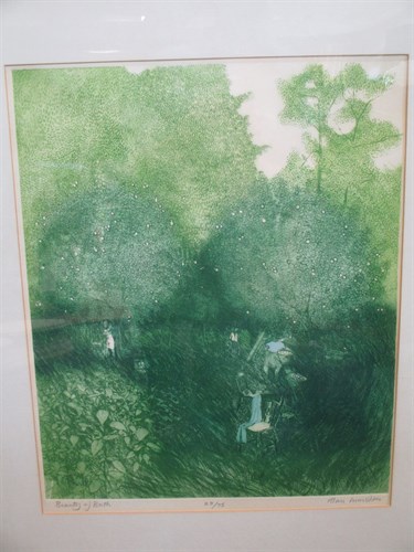 Lot 78 - Alan Lumsden (British, b.1937) 'Powis Gardens',...