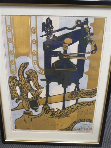 Lot 71 - Olwen Jones (British, b.1945) 'Columbian Press'...
