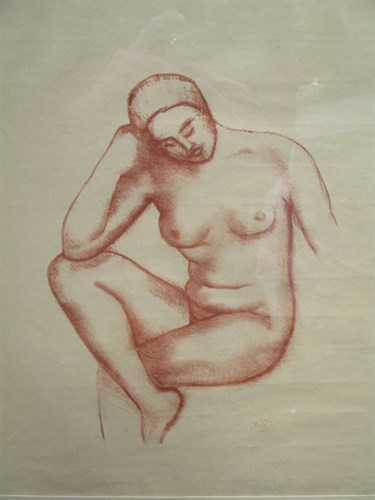 Lot 73 - Aristide Maillol (French, 1861-1944) 'Nue...